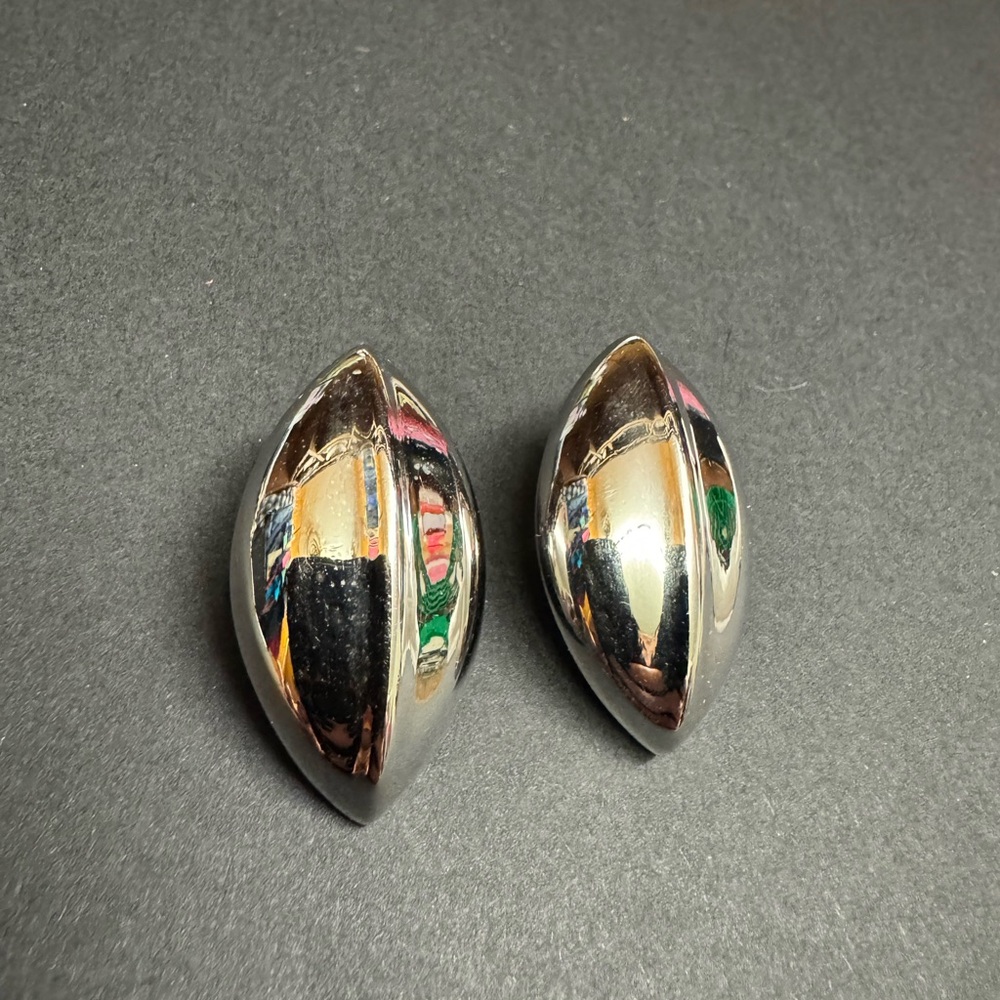 Vintage Silver Ginny Johansen Clip on Earrings